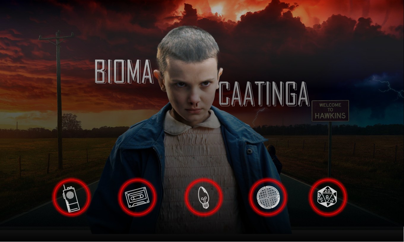 SLIDE DA SERIE STRANGER THINGS