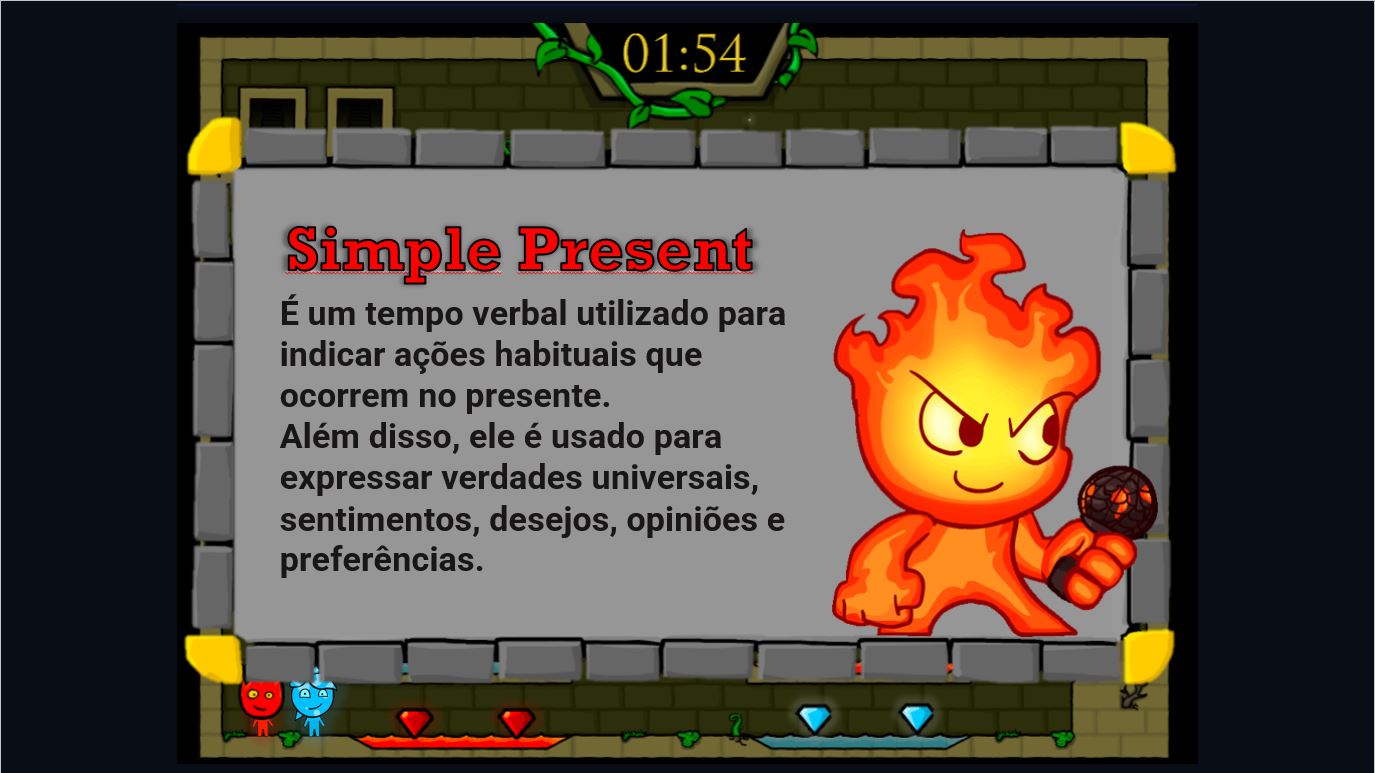 SLIDE DO FOGO E ÁGUA