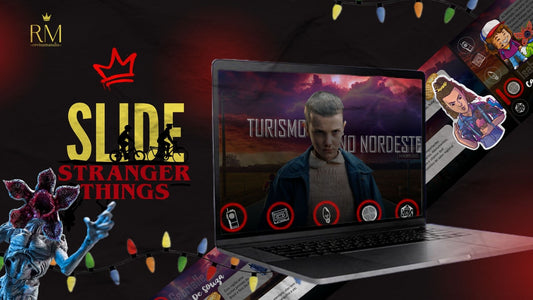SLIDE DA SERIE STRANGER THINGS