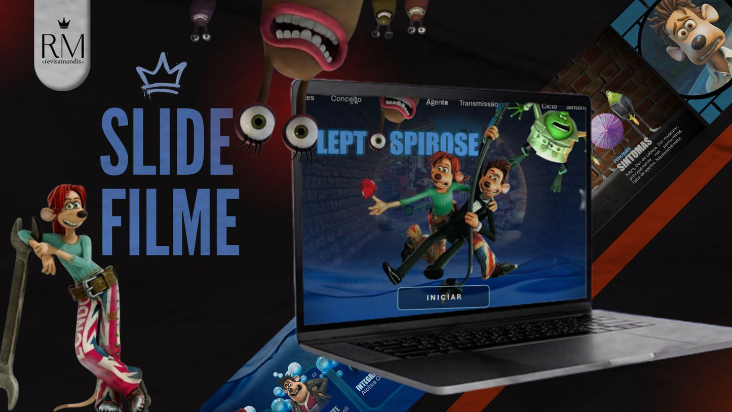 SLIDE DO FILME POR ÁGUA ABAIXO