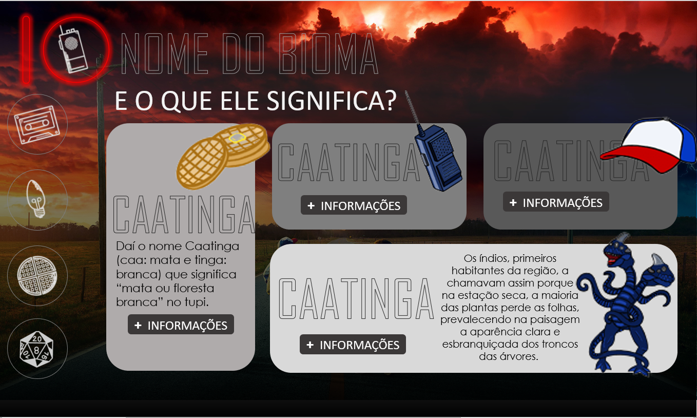 SLIDE DA SERIE STRANGER THINGS